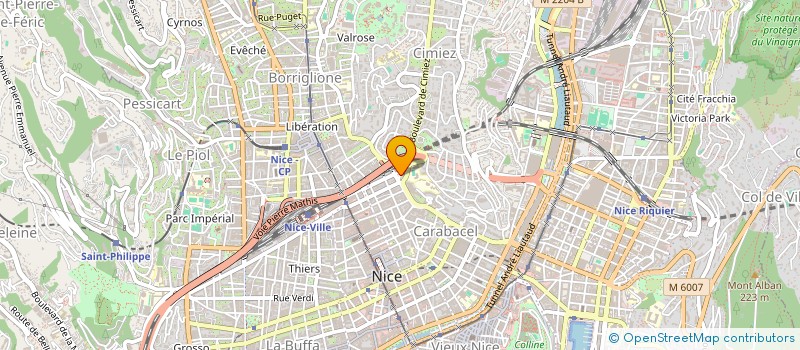 localisation de l'entreprise AB CHAUFFEUR DRIVER à NICE