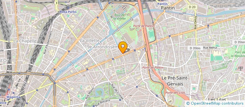 localisation de l'entreprise AB CHOUK  PARIS