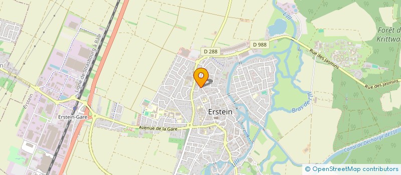 localisation de l'entreprise AB CINE  ERSTEIN