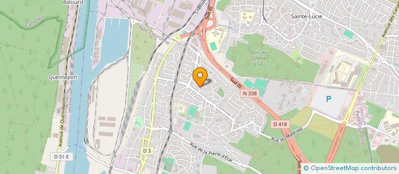 localisation de l'entreprise AB-CLASSEMENT  PETIT-COURONNE