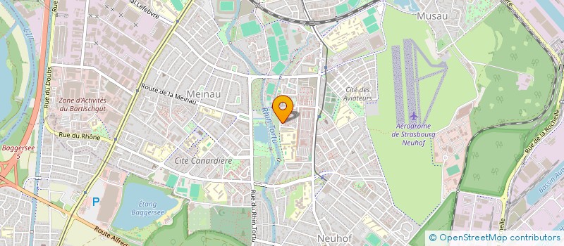 localisation de l'entreprise AB CLEAN à STRASBOURG