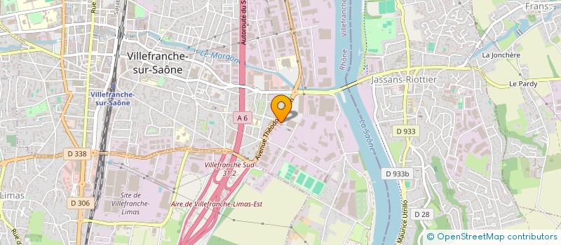 localisation de l'entreprise AB CLIM à VILLEFRANCHE-SUR-SAONE