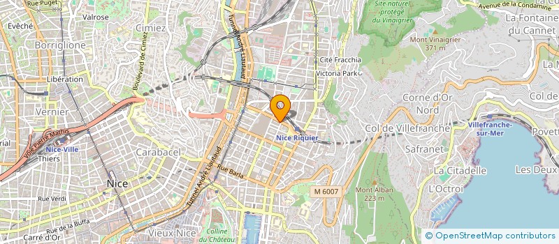 localisation de l'entreprise AB CLIM SUD à NICE