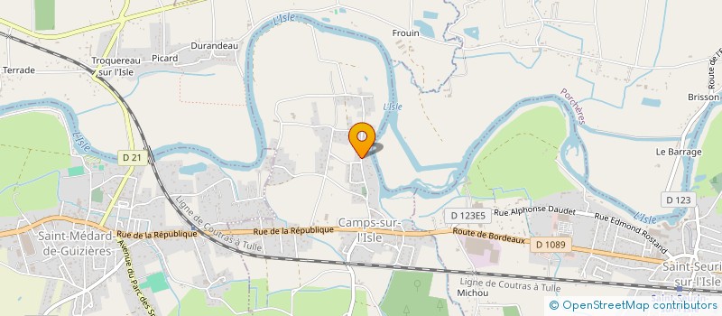 localisation de l'entreprise AB CLIMATISATION  SANGUINET