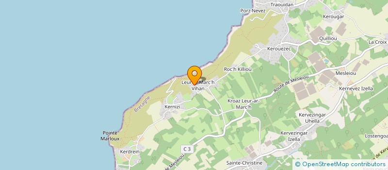 localisation de l'entreprise AB CLUB  PLOUGASTEL-DAOULAS