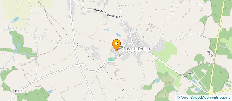 localisation de l'entreprise AB-CO PROD  LE LION-D'ANGERS