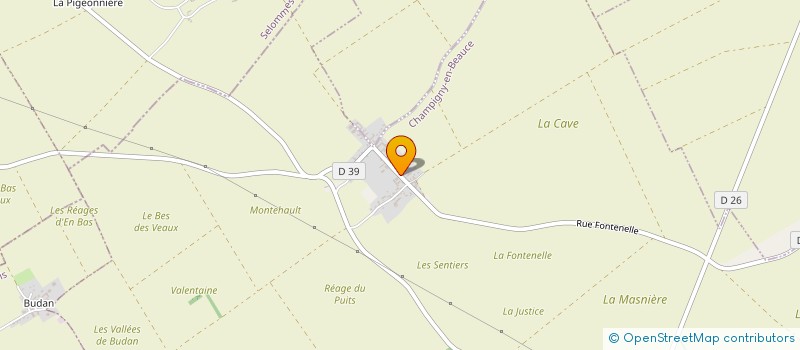 localisation de l'entreprise AB COACHING  CHAMPIGNY-EN-BEAUCE