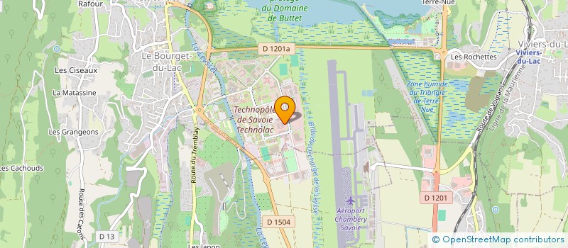 localisation de l'entreprise AB COBRA  LE BOURGET-DU-LAC