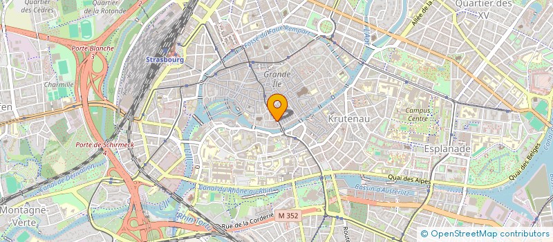 localisation de l'entreprise AB COIFF 67 à STRASBOURG
