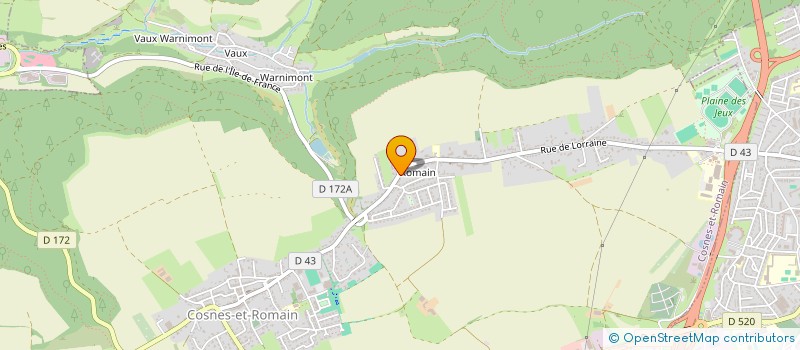 localisation de l'entreprise AB COIFFURE à LONGWY