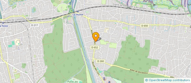 localisation de l'entreprise AB COM GRAVURE  GUJAN-MESTRAS