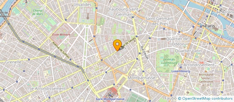 localisation de l'entreprise AB COMMUNICATION à PARIS