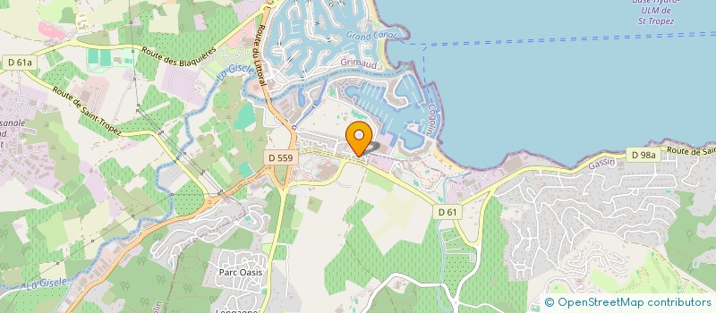 localisation de l'entreprise AB CONCEPT à COGOLIN