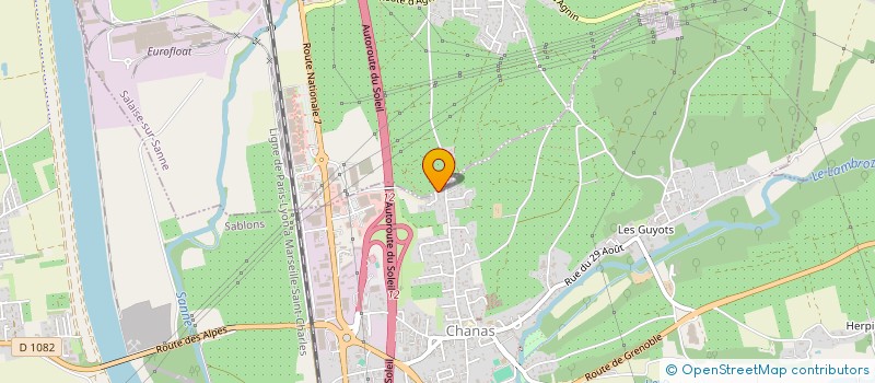 localisation de l'entreprise AB CONCEPT  SALAISE-SUR-SANNE