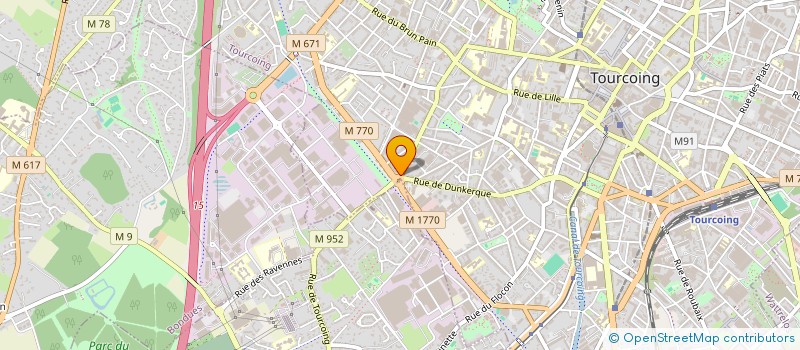 localisation de l'entreprise AB CONCEPT  TOURCOING