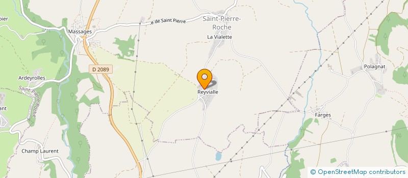 localisation de l'entreprise AB CONCEPT AUVERGNE  SAINT-PIERRE-ROCHE