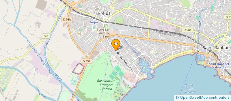 localisation de l'entreprise AB CONCEPT MEUBLES à FREJUS