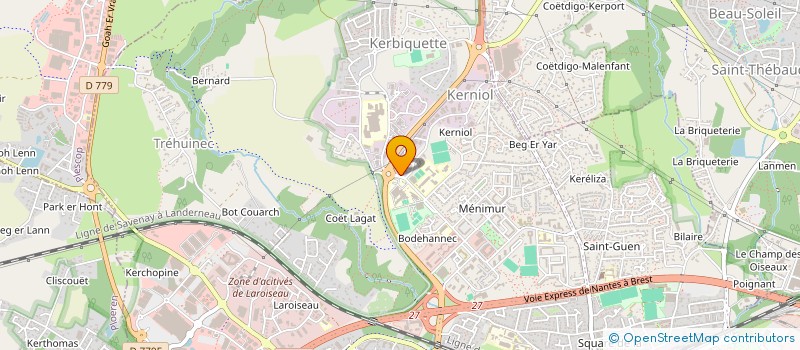 localisation de l'entreprise AB CONDUITE  LOCQUELTAS