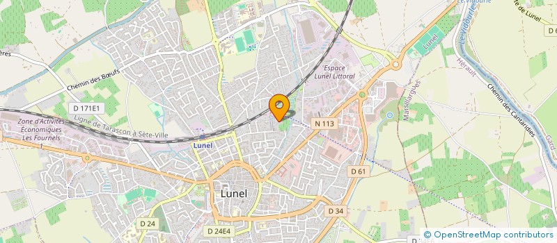 localisation de l'entreprise AB CONNECTED à LUNEL