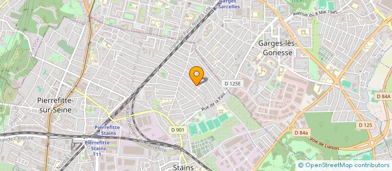 localisation de l'entreprise AB CONNEXION à STAINS