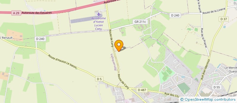 localisation de l'entreprise AB CONSEIL  VALLIQUERVILLE