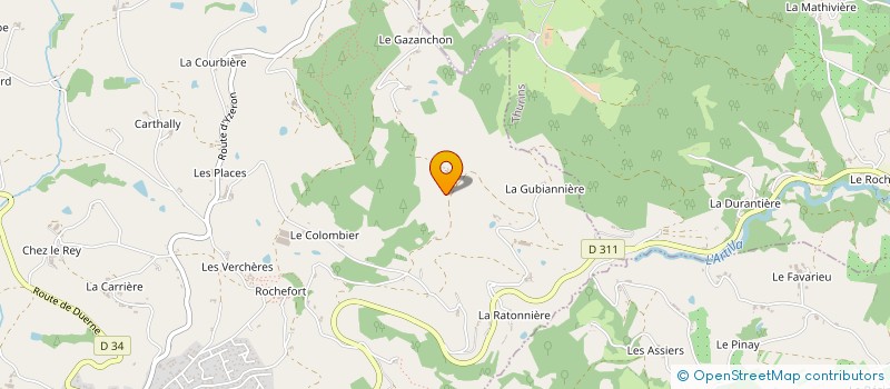 localisation de l'entreprise AB CONSEIL  SAINT MARTIN EN HAUT