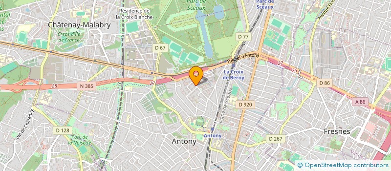 localisation de l'entreprise AB CONSEIL à ANTONY