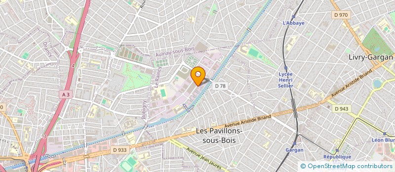 localisation de l'entreprise AB CONSEIL  LES PAVILLONS-SOUS-BOIS