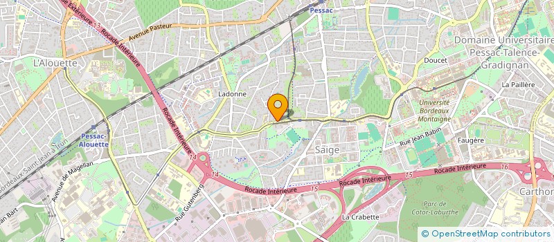 localisation de l'entreprise AB CONSEIL à PESSAC