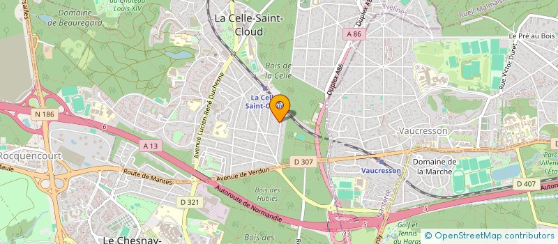 localisation de l'entreprise AB CONSEIL  LA CELLE-SAINT-CLOUD