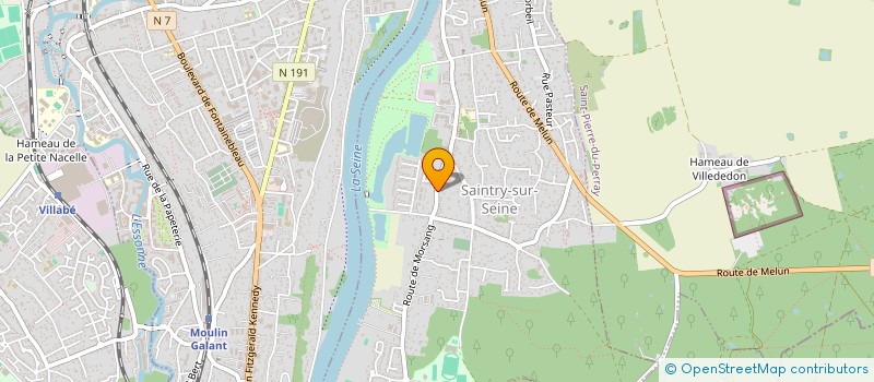 localisation de l'entreprise AB CONSEIL  SAINTRY-SUR-SEINE