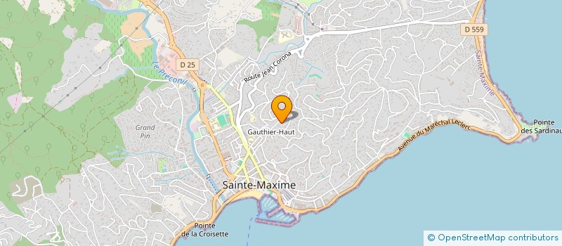 localisation de l'entreprise AB CONSEIL PATRIMOINE à SAINTE-MAXIME