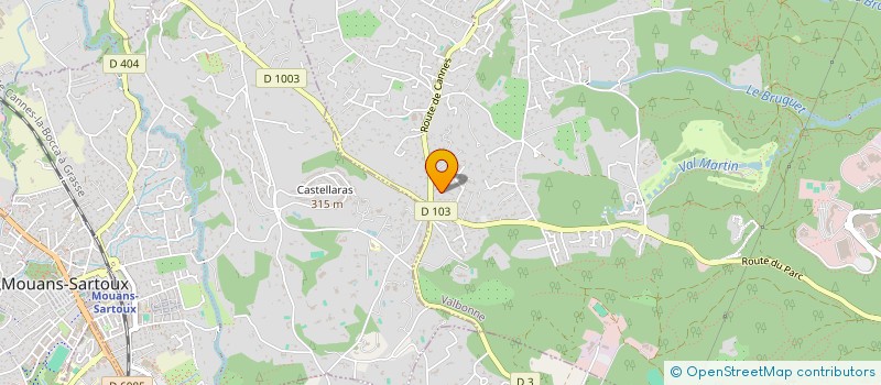 localisation de l'entreprise AB CONSEIL RIVIERA à VALBONNE