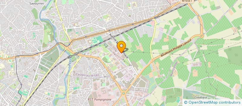 localisation de l'entreprise AB + CONSEILS à CASTELNAU-LE-LEZ