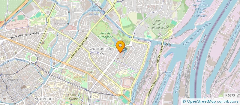 localisation de l'entreprise AB CONSEILS à STRASBOURG