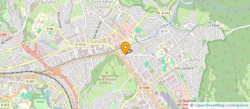 localisation de l'entreprise AB CONSEILS  LA RAVOIRE