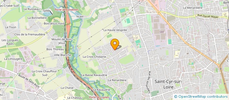 localisation de l'entreprise AB CONSEILS à SAINT-CYR-SUR-LOIRE