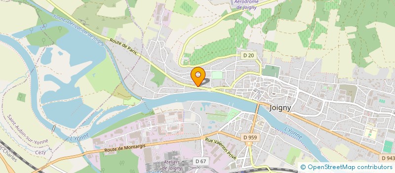 localisation de l'entreprise AB CONSEILS  JOIGNY