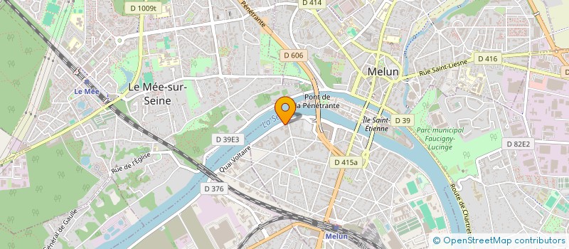 localisation de l'entreprise AB CONSTRUCT à MELUN
