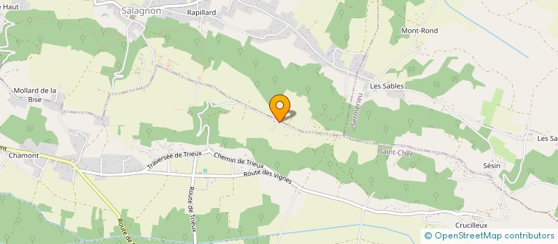 localisation de l'entreprise AB CONSTRUCTION  SAINT-CHEF