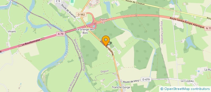 localisation de l'entreprise AB CONSTRUCTION  DIGOIN