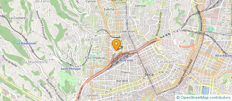 localisation de l'entreprise AB CONSULT à NICE