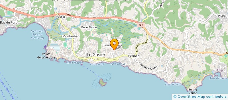localisation de l'entreprise AB'CONSULT à LE GOSIER