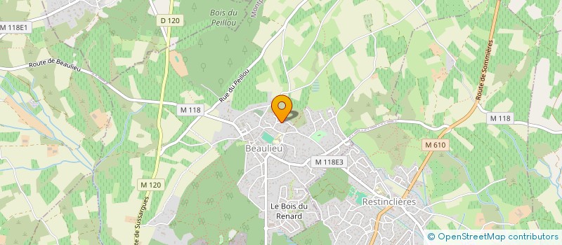 localisation de l'entreprise AB CONSULT  BEAULIEU