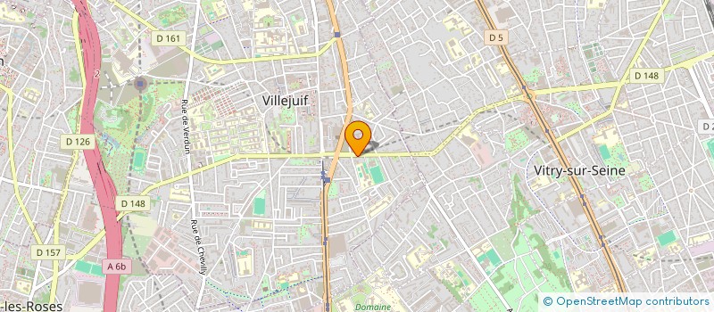 localisation de l'entreprise AB CONSULTANTS  VILLEJUIF