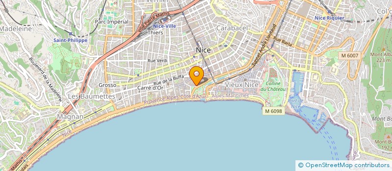 localisation de l'entreprise AB CONSULTING à NICE