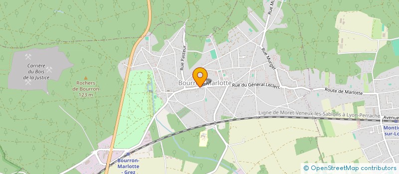localisation de l'entreprise AB CONSULTING à BOURRON-MARLOTTE