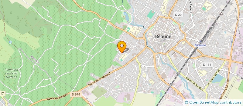 localisation de l'entreprise AB CONSULTING à BEAUNE