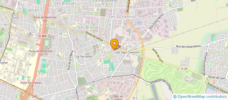 localisation de l'entreprise AB CONSULTING  BRON