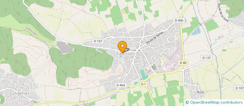 localisation de l'entreprise AB CONSULTING  CALVISSON